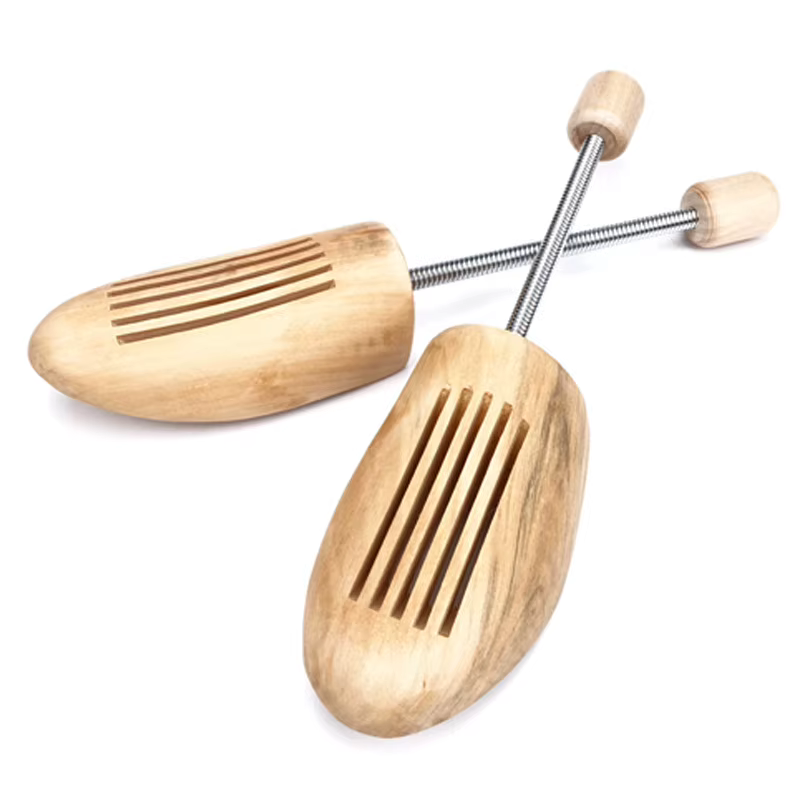 2/4 pièces Embauchoirs en bois réglables à ressort