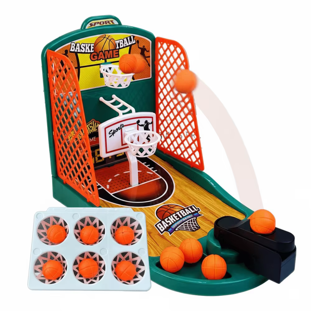 Jeu de tir au basketball de table pour enfants, jeu de société de tir au doigt, jouet interactif parent-enfant - Cadeau de Noël ﻿
