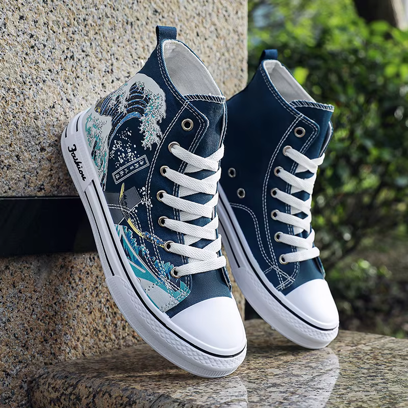 Chaussures de planche pour hommes 2025 mode nouvelle maille respirant anti-dérapant étudiant