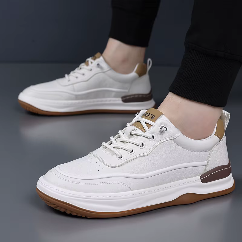 Chaussures décontractées en cuir pour hommes