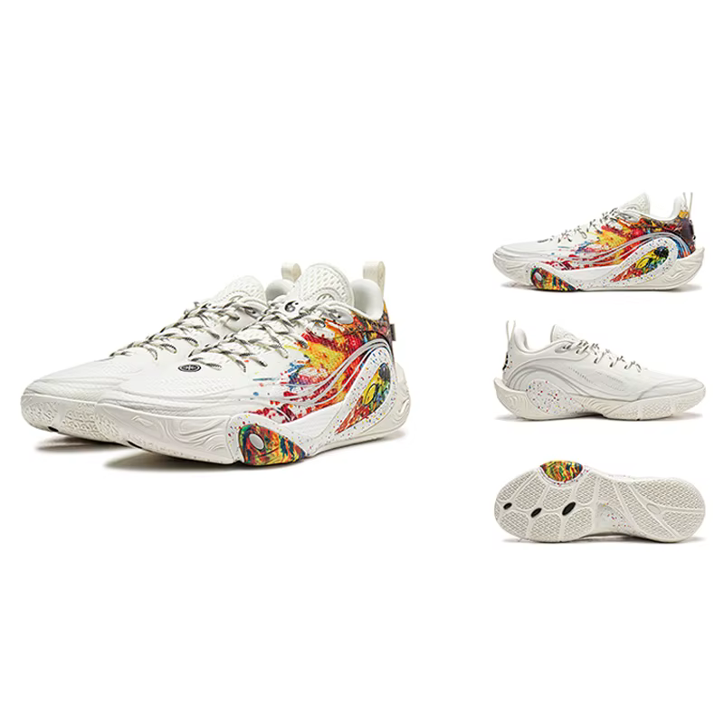 Li-Ning WADE DLO 1 Chaussures de basket-ball pour hommes BOOM Légères Absorption des chocs