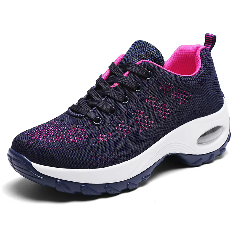 Nouveauté mode femme : Chaussures de marche sportives respirantes et légères