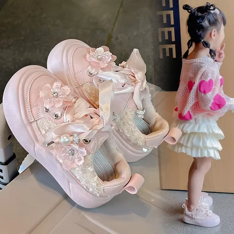 Chaussures de sport décontractées de style chinois pour filles