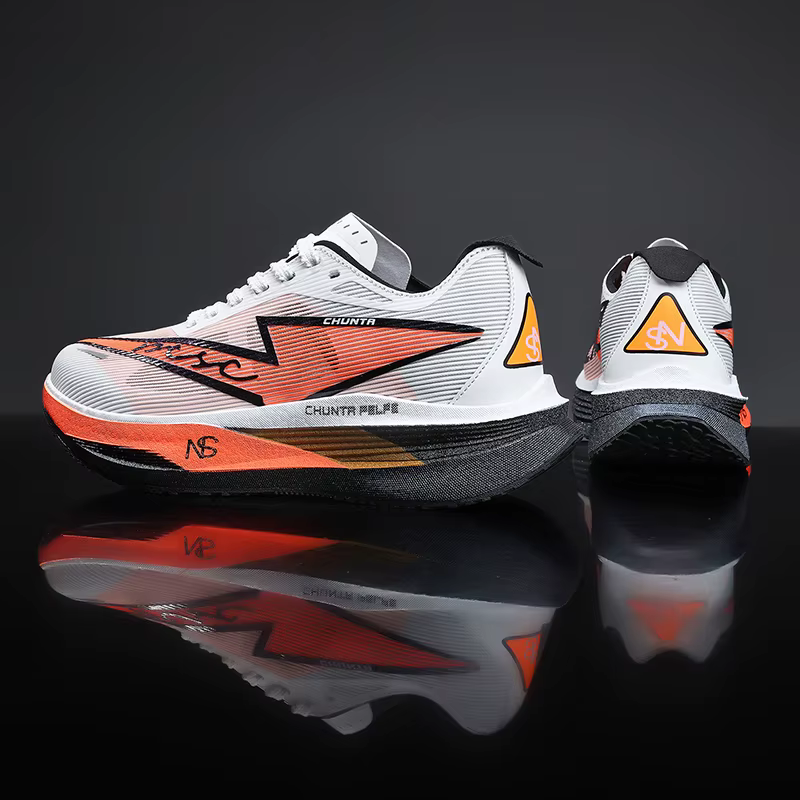 Chaussures de course Marathon pour hommes avec plaque en carbone