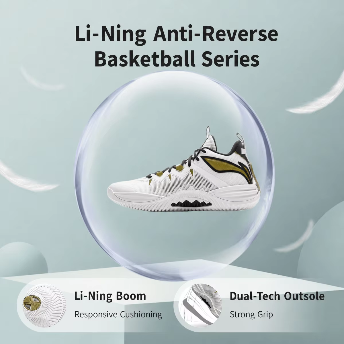 Chaussures de basketball d'extérieur Li-Ning BADFIVE STORM 2025 pour hommes