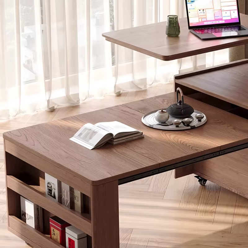 Wabi Sabi Tables basses multifonctions Design Convertible salon rangement Tables basses ascenseur dessus mobile Mesinha meubles