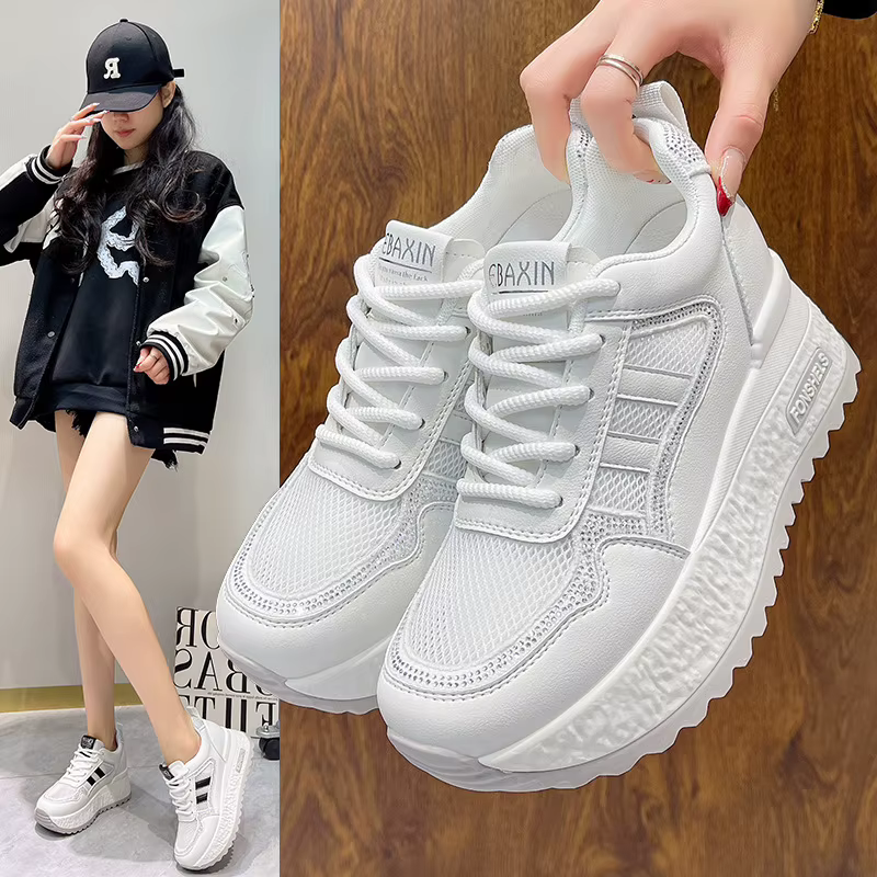 Nouvelles baskets montantes respirantes en maille pour femmes 2026