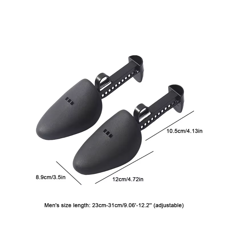 Embauchoir en plastique réglable et portable pour chaussures en cuir homme et femme