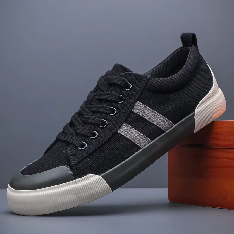 Chaussures de skate en toile pour hommes