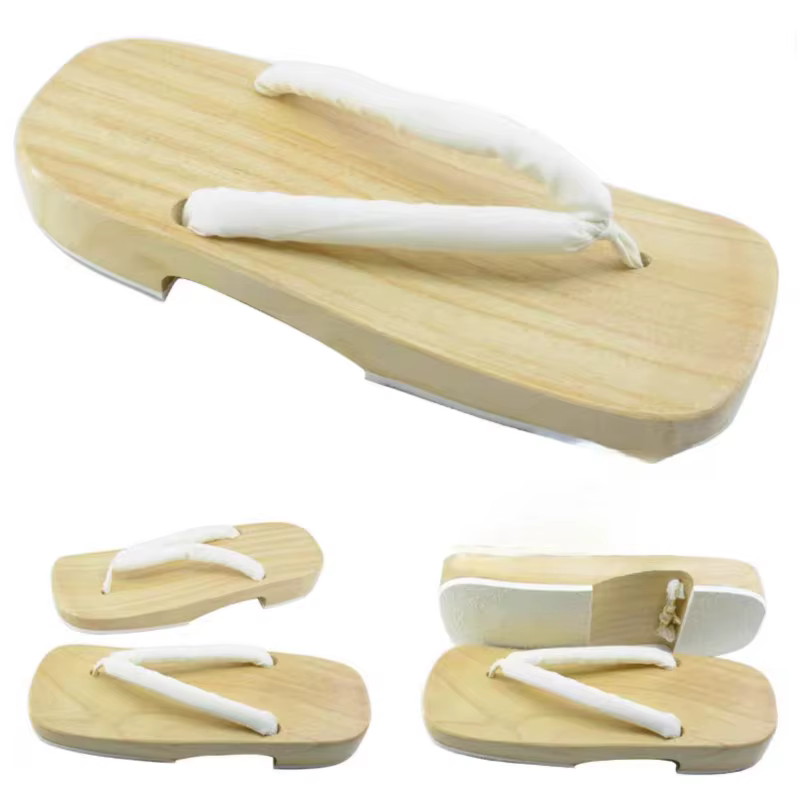 Accessoire de cosplay d'anime japonais, sabots COS, kimono, tongs, Geta, pantoufles en bois, chaussures