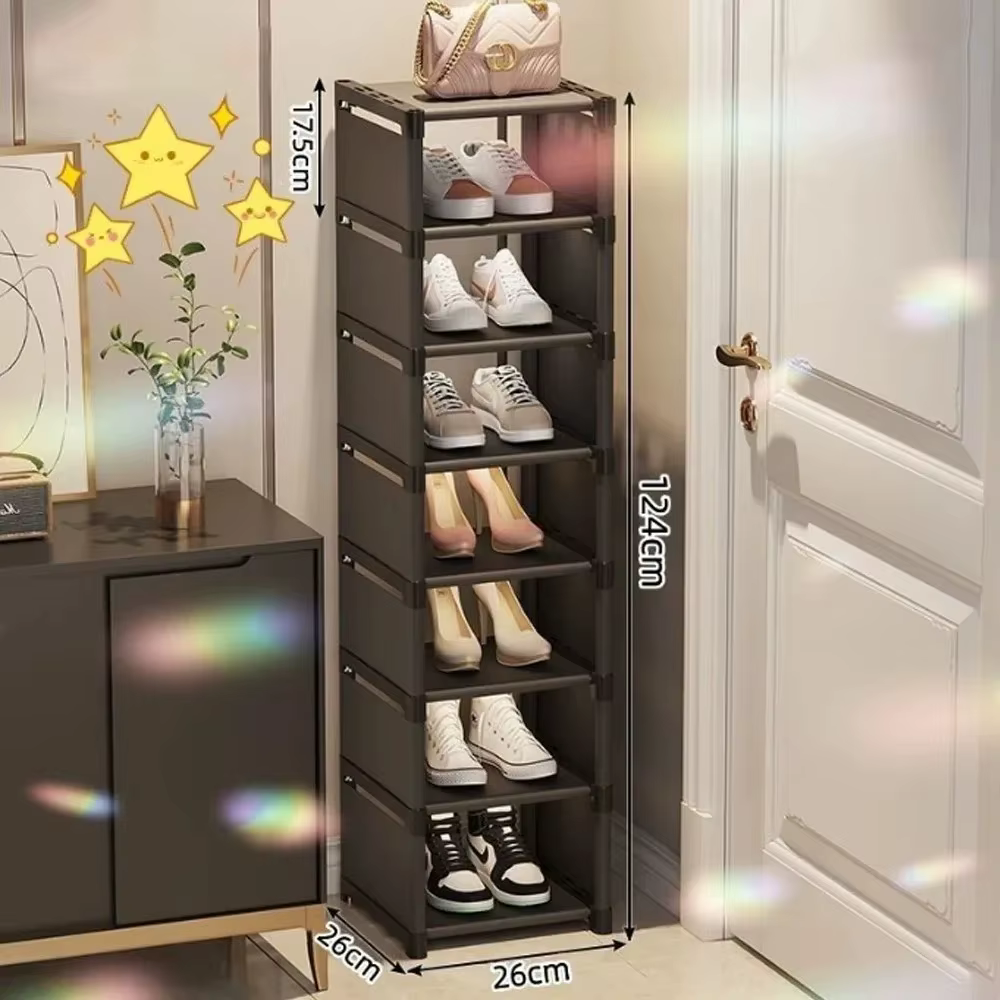 Organisateur de rangement à chaussures empilable