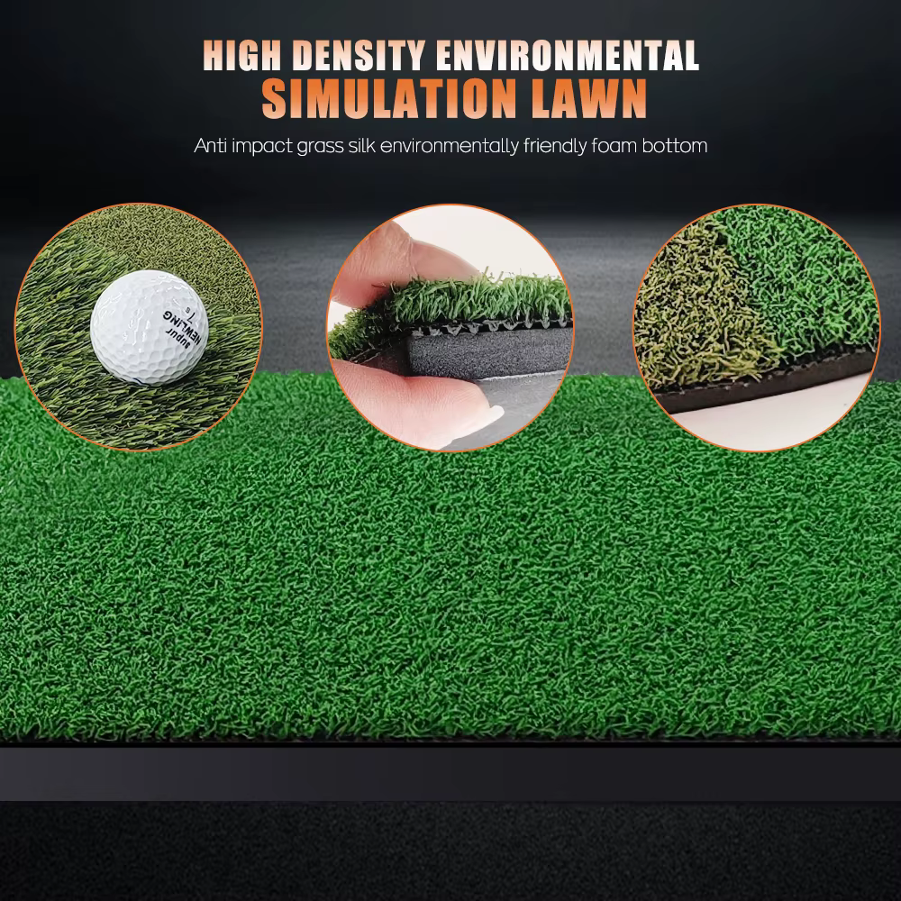 Tapis de frappe de Golf, aide à l'entraînement de Golf en intérieur et en extérieur, 4 Styles, Mini pratique, tapis d'herbe PP Durable, exercice d'arrière-cour, livraison directe