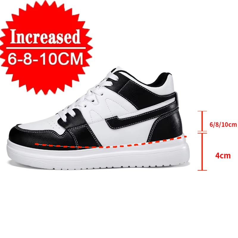 2025 hommes chaussures d'ascenseur invisible rehaussement baskets