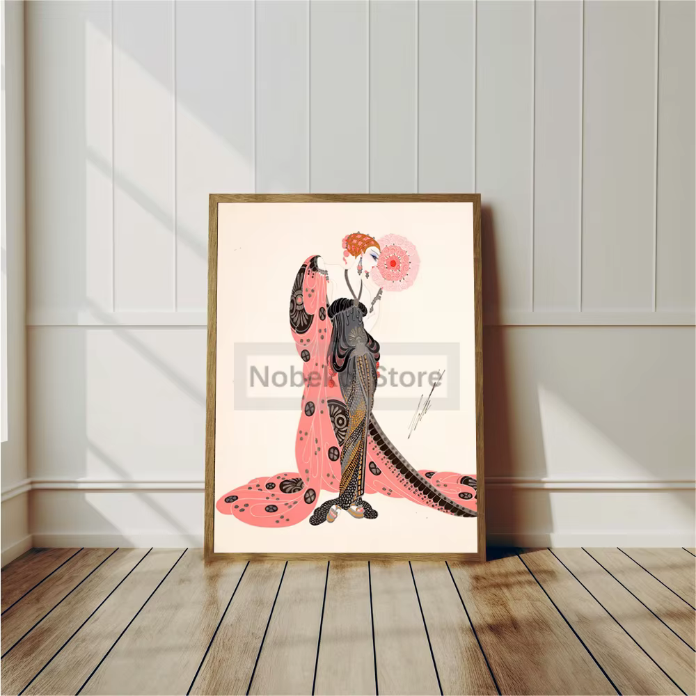 Affiche de peintre Erte de la Renaissance, imprimés de Style français, peinture sur toile Bazzar, images d'art murales, décoration de salle de maison