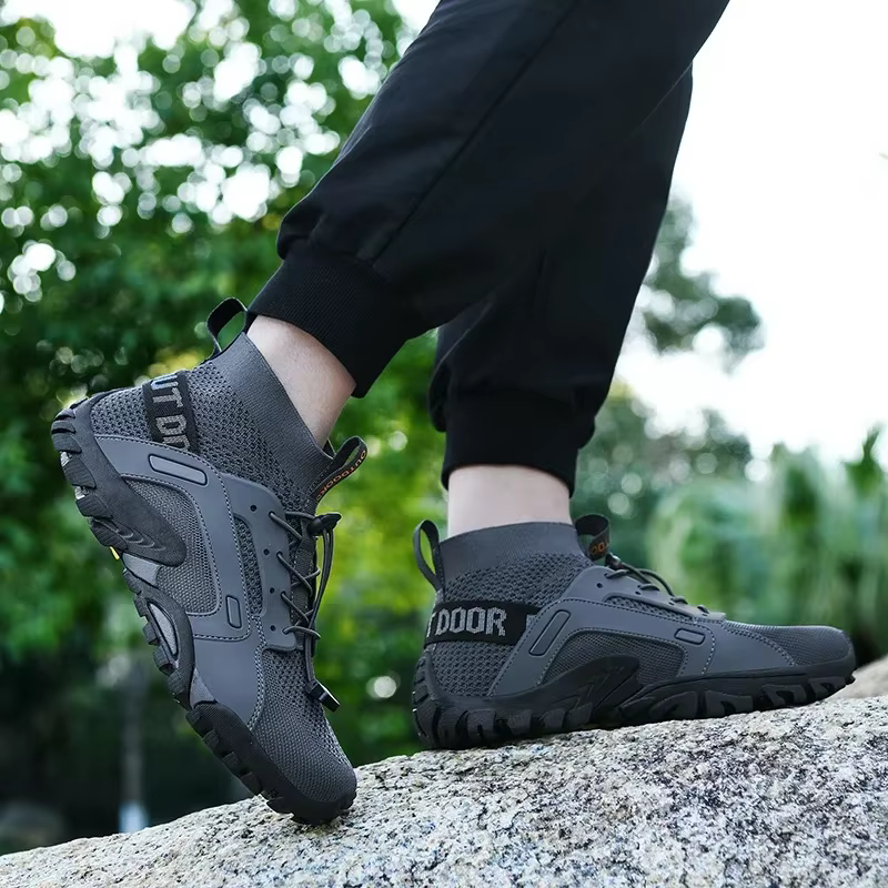 Bottes montantes en maille respirante pour hommes et femmes