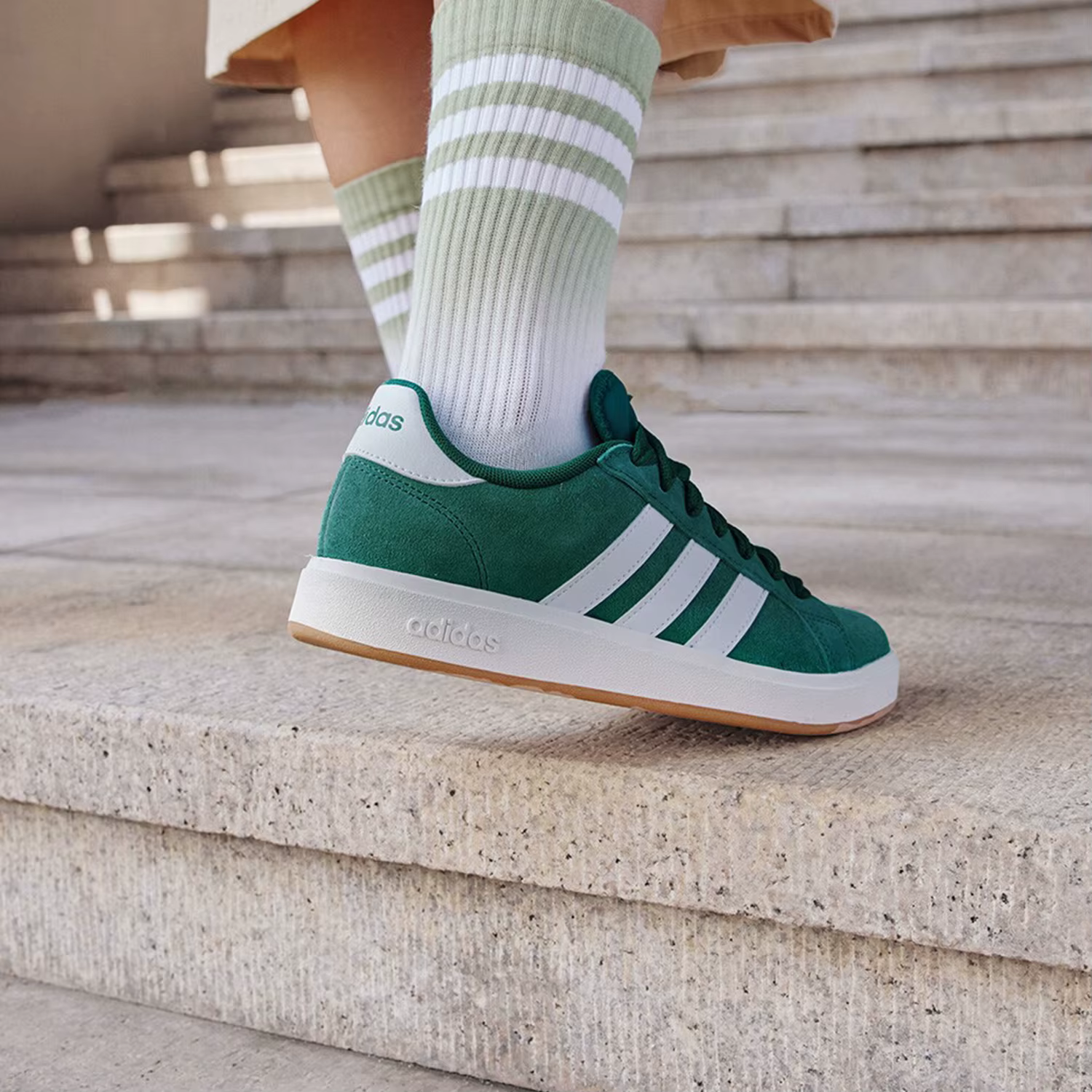 Adidas véritable Grand Court unisexe bas baskets durables IH6187