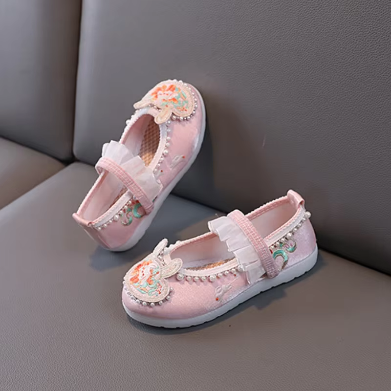 Chaussures Hanfu pour enfants printemps automne nouvelles filles mode princesse