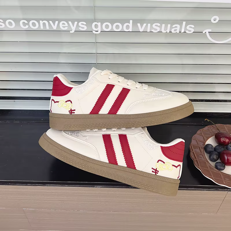 Baskets blanches chics de Style coréen pour femmes