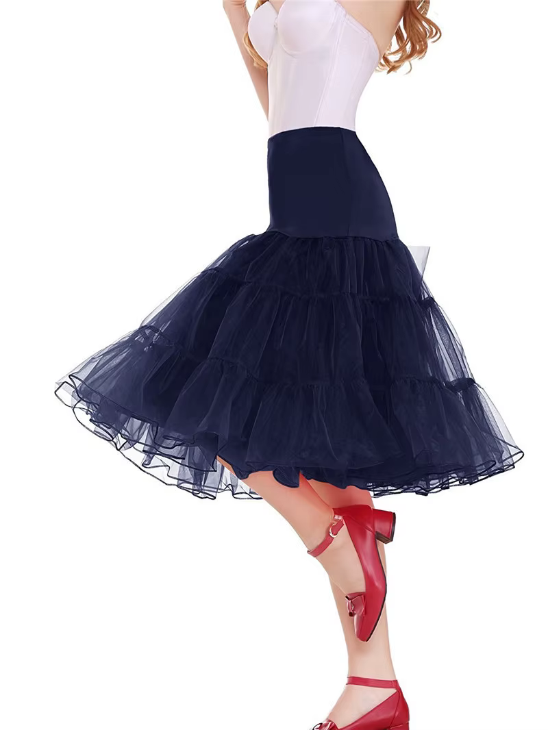Jupon de mariée Vintage, robe Rockabilly Cosplay Crinoline pour femme, sous-jupe de mariée, Tutu Rockabilly