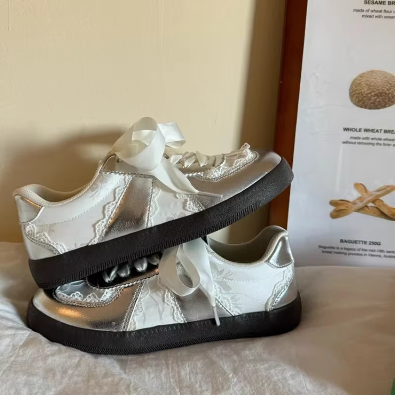 Rétro polyvalent femmes chaussure mode tempérament