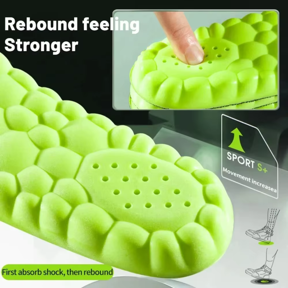 Semelles intérieures 4D Sport ultra-douces pour chaussures