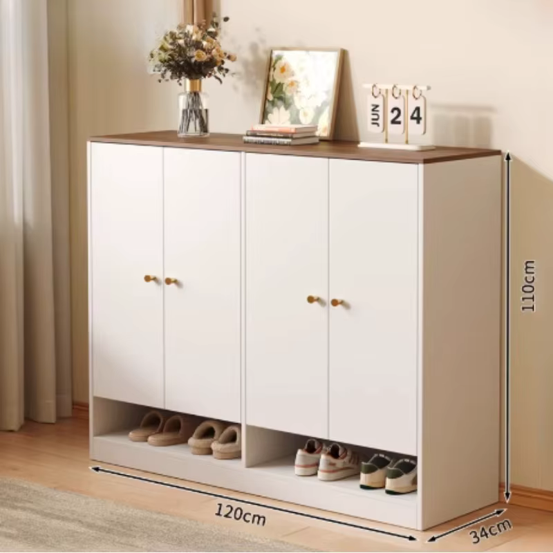 Organisateur en bois, étagère à chaussures, tabouret de rangement, casier de rangement pour salon, meuble à chaussures étroit, meuble de hôtel