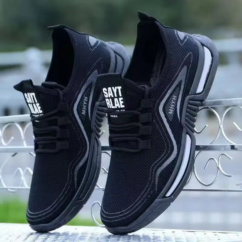 Hommes chaussures sans lacet mode baskets mâle Sport