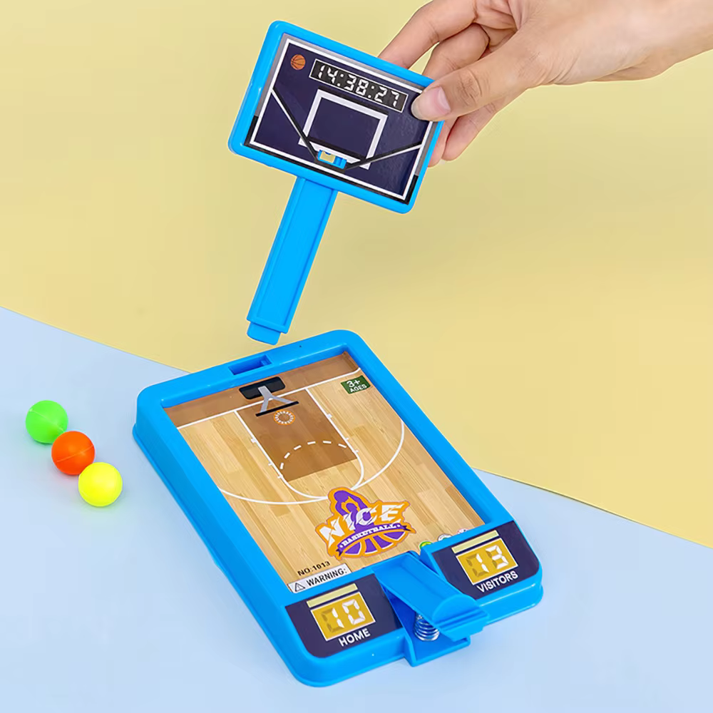 Machine de jeu de tir de bureau pour enfants, support de basket-ball, jouets dos, cadeau de fête d'anniversaire, prix surprises, parfait pour les enfants