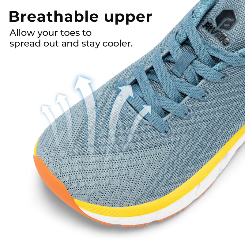 Chaussures pour hommes FitVille à bout large