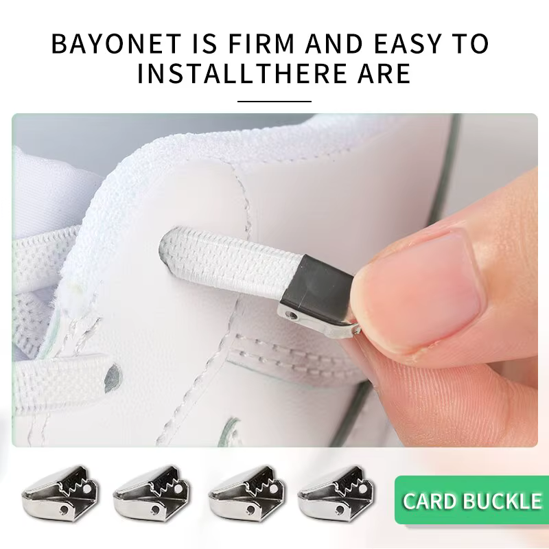 Lacets de chaussures élastiques pour enfants et adultes