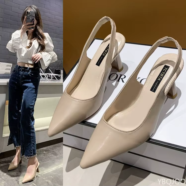 Nouvelles sandales à talons hauts pointus pour femmes