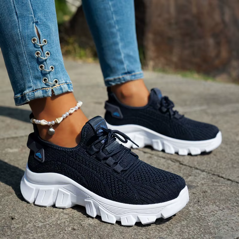 Chaussures tricotées légères et respirantes pour femmes