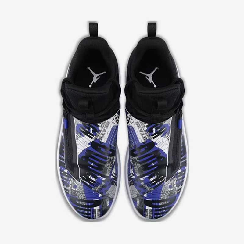 Nike officiel véritable Jordan Jumpman Hustle PF chaussures de basket-ball pour hommes AQ0394