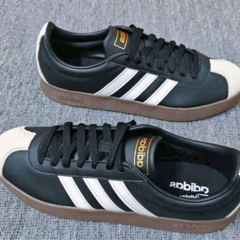 Adidas VL Court 2.0 Baskets basses unisexes à bout en T noires
