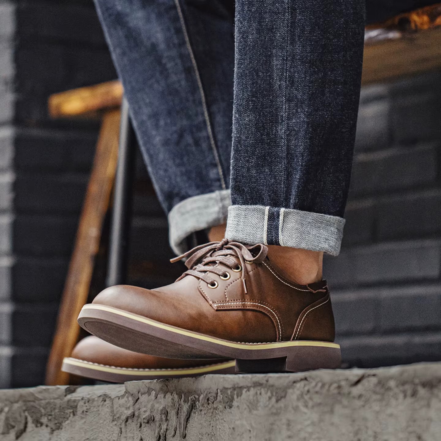 Chaussures vintage pour hommes Maden