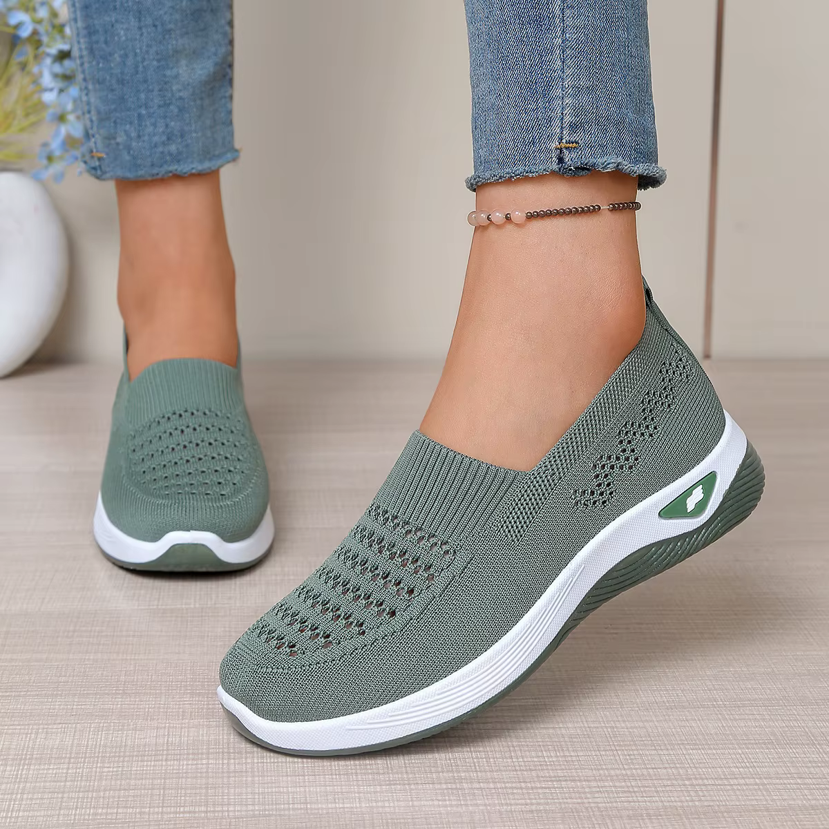 Chaussures pour femmes 2026 – Baskets décontractées confortables à semelle souple en maille respirante pour le travail