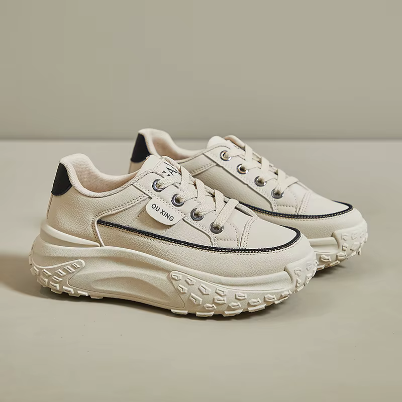 Optical Soled Women's Dad Shoes, Chaussures simples décontractées, Chaussures canisées à la mode