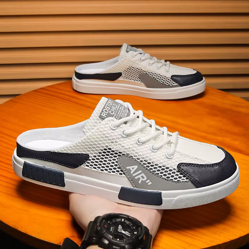 Baskets en Toile Plates Décontractées pour Homme
