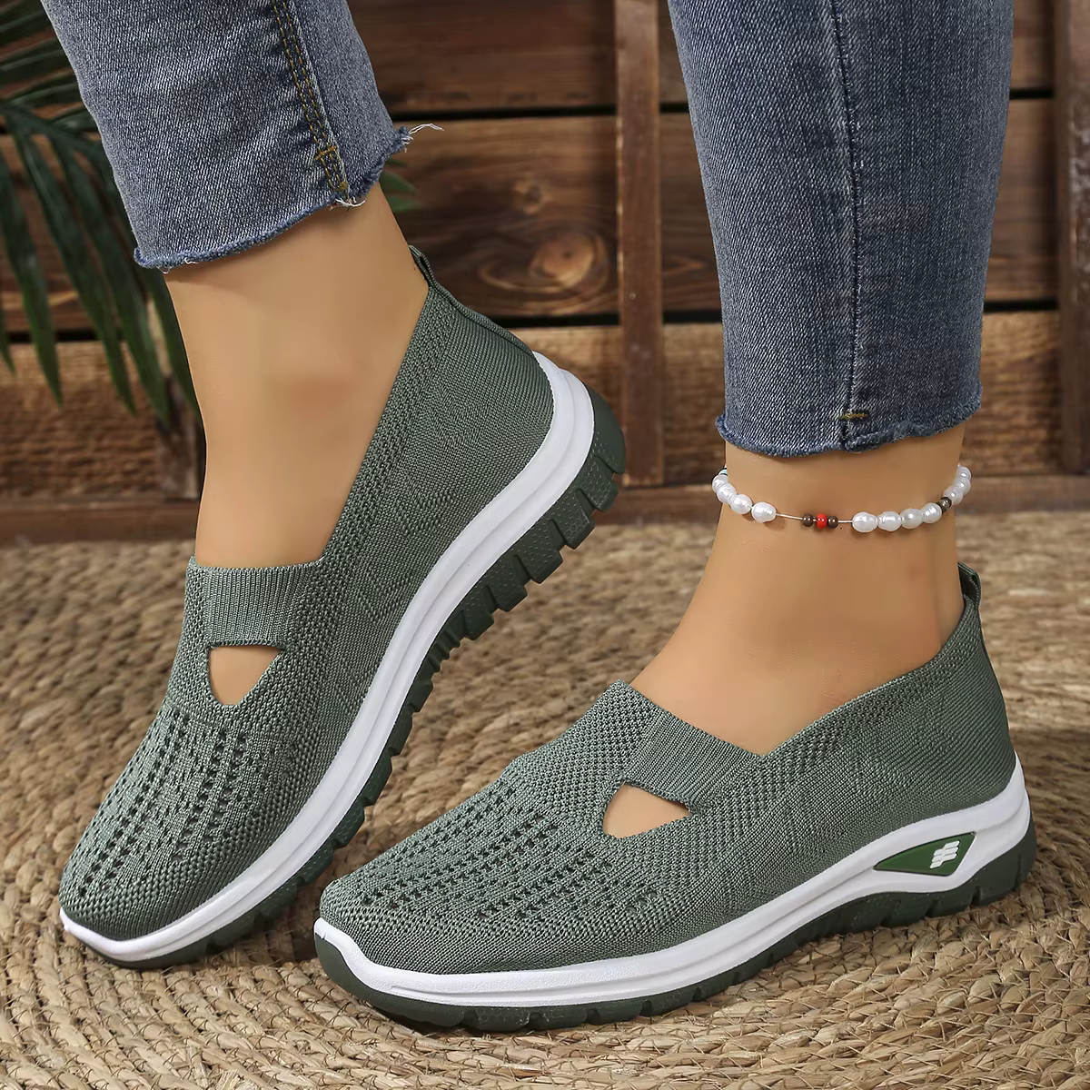 Chaussures de sport décontractées pour femmes avec maille respirante