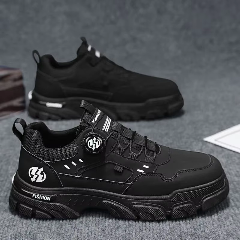 Chaussures d'été décontractées en cuir pour hommes