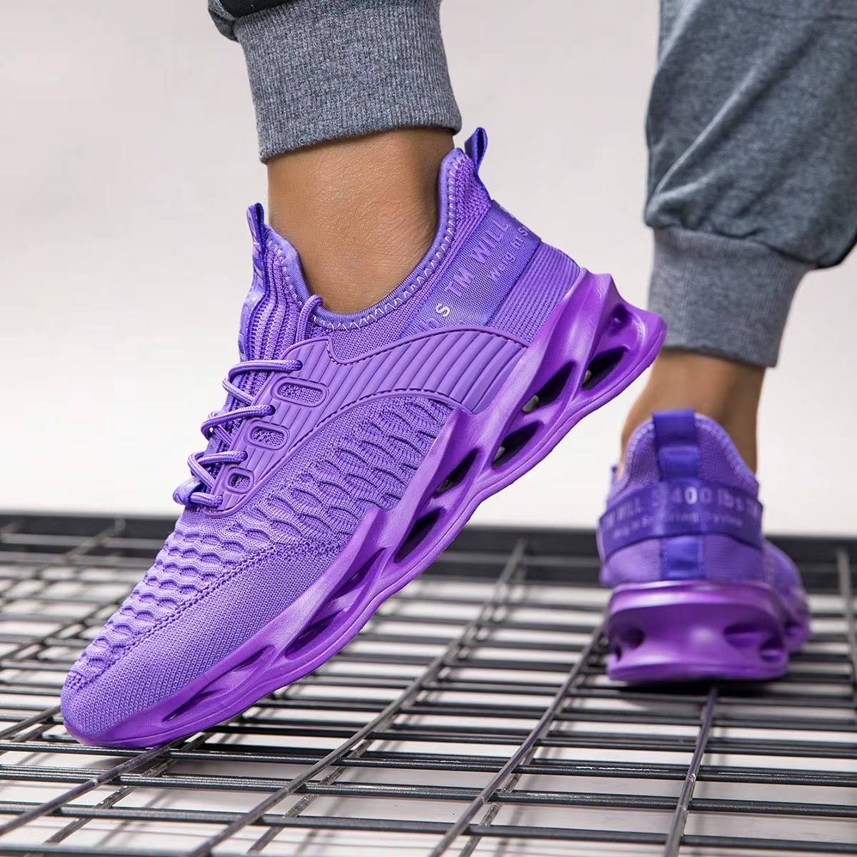 ELUVA baskets pour hommes confortable léger respirant chaussures de sport homme