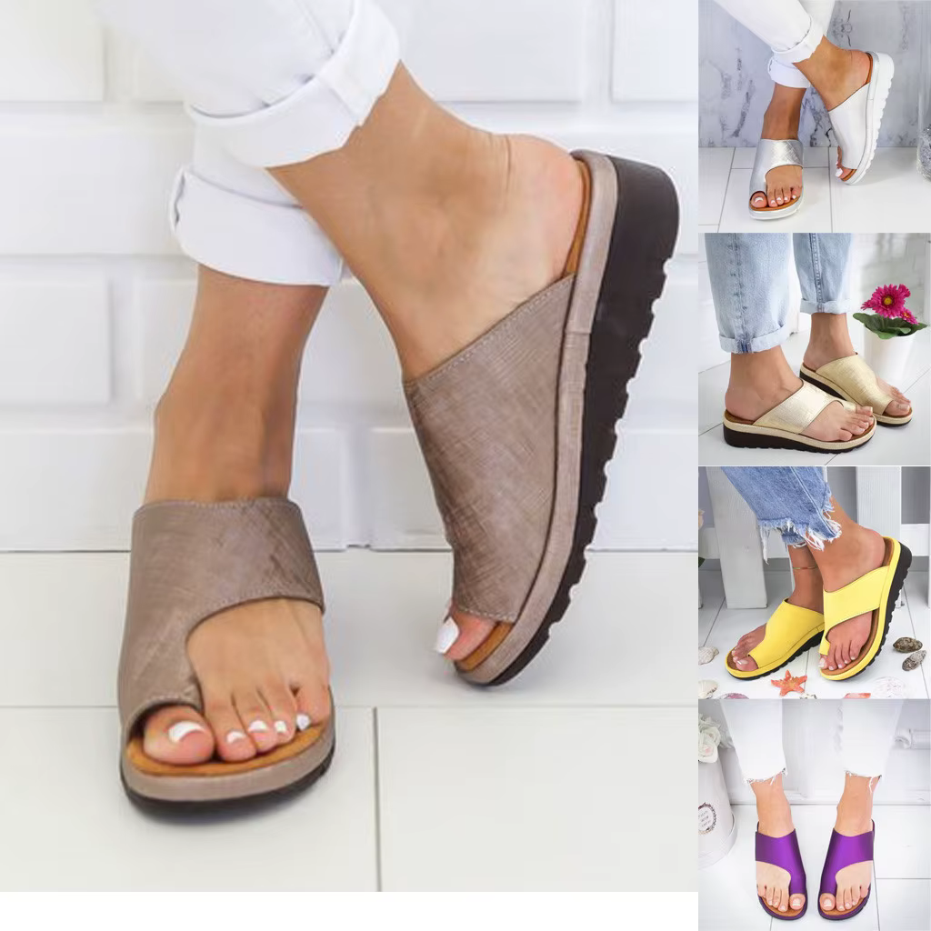 Sandales à semelle plate confortable pour femmes