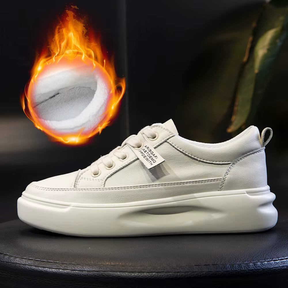 Baskets en cuir pour femme