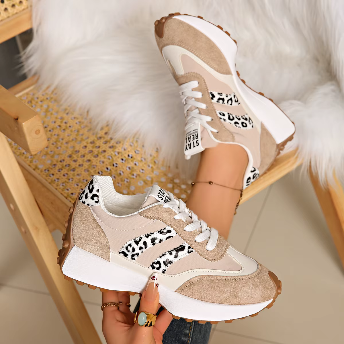 2025 printemps femmes baskets nouveau luxe plat sans lacet