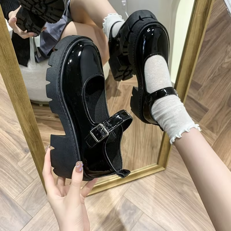 Chaussures Lolita japonaises à plateforme pour filles