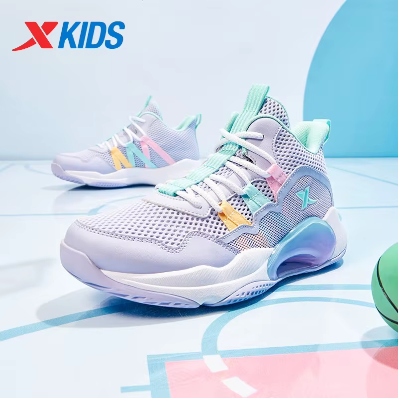 Xtep chaussures de basket-ball pour adolescents 2025 printemps unisexe maille respirant léger mode