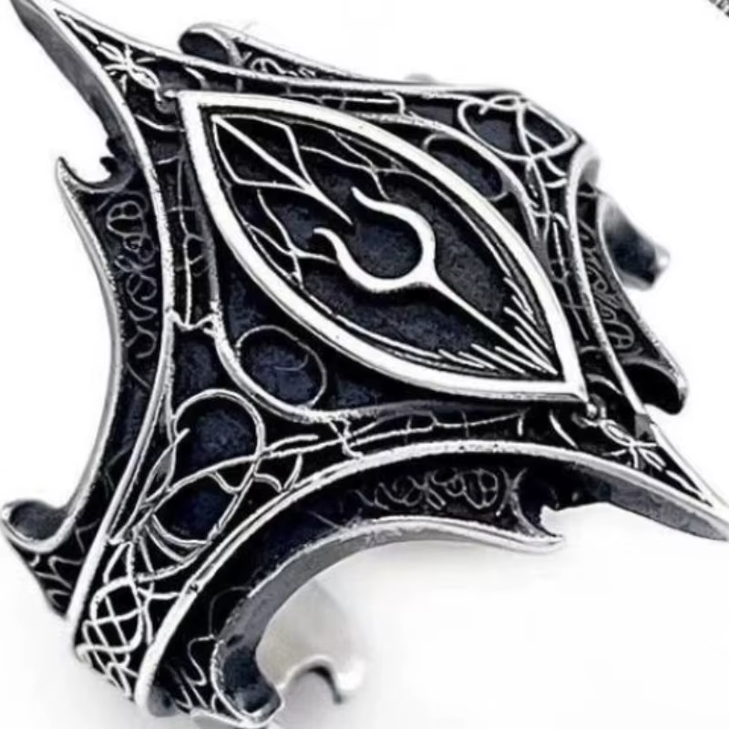 Bague ouverte de Style gothique pour hommes et femmes, motif irrégulier Vintage personnalisé, bijoux, accessoires de fête, cadeau
