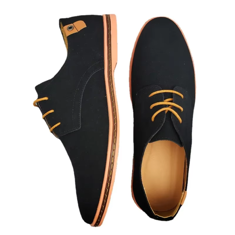 Oxford-Chaussures décontractées en daim pour hommes