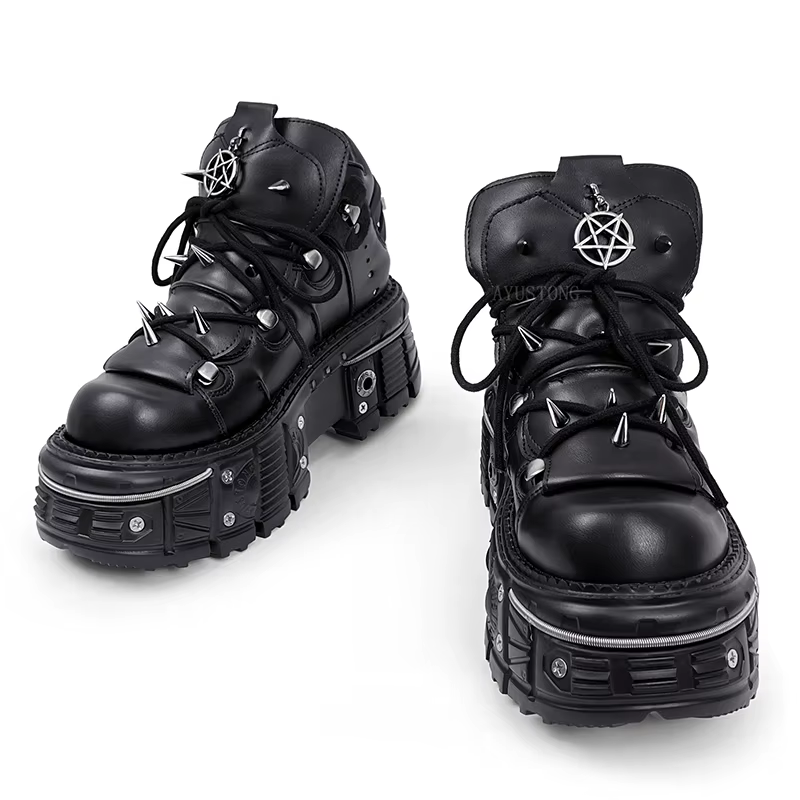 Bottines gothiques rock