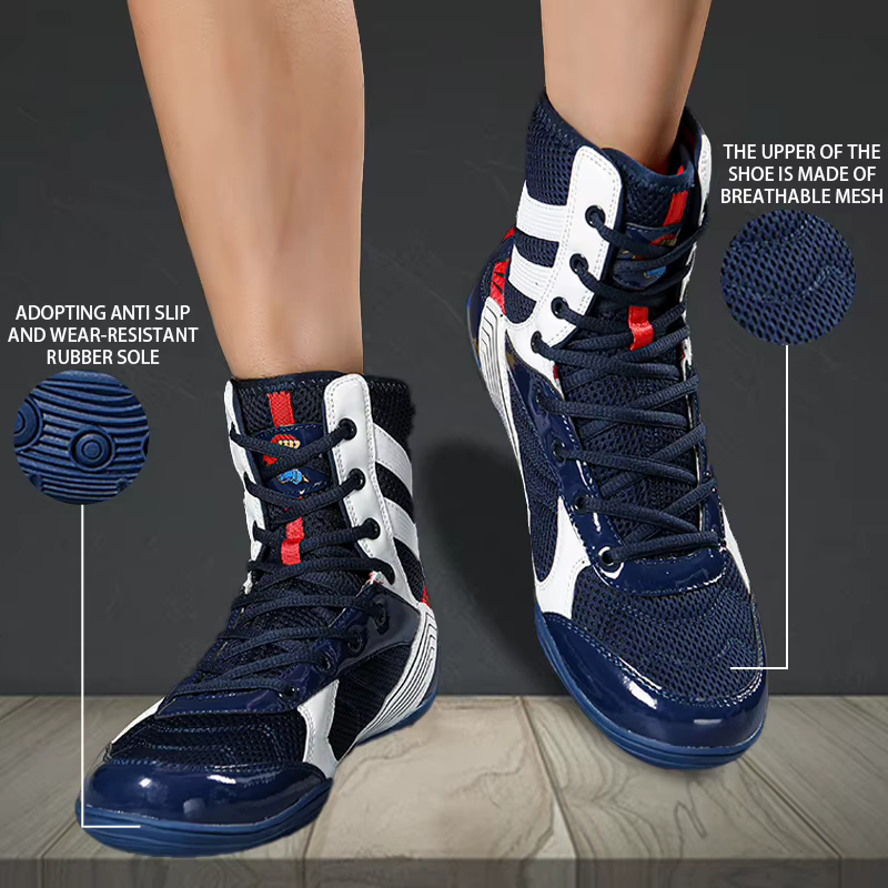 Chaussures de lutte antidérapantes